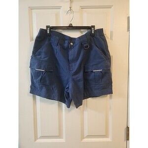 Columbia PFG Brewha II Fishing Shorts Blue Cargo Utility Size L